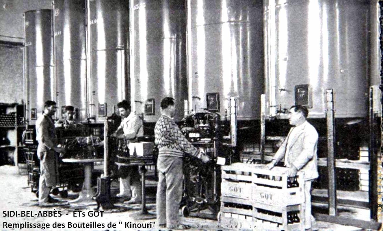 Sidi-Bel-Abbes - etablissements Got Freres - Remplissage des Bouteilles de Kinouri.jpg